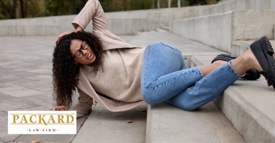 slip on fall on public property