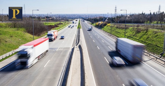 truck on highways